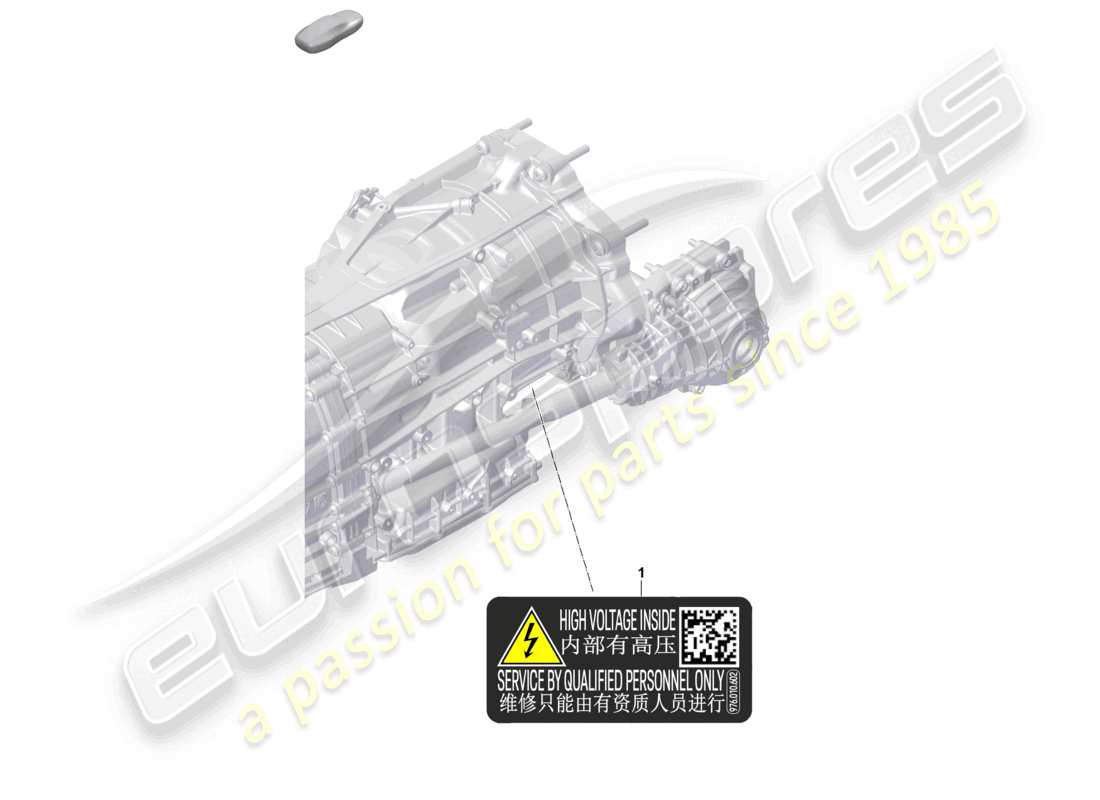 porsche 2025 (panamera 976) 8-speed avviso sul cambio a doppia frizione diagramma delle parti