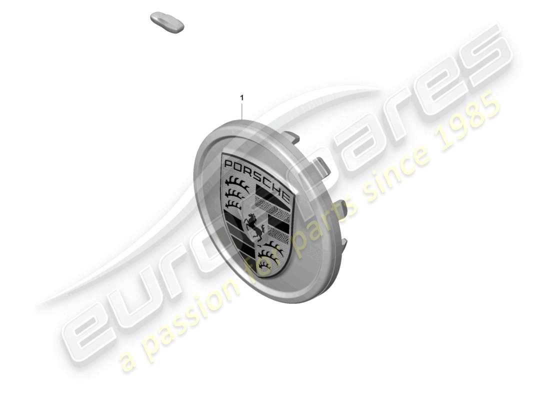 porsche 2022 (taycan 9j1-1) coperchio mozzo diagramma delle parti