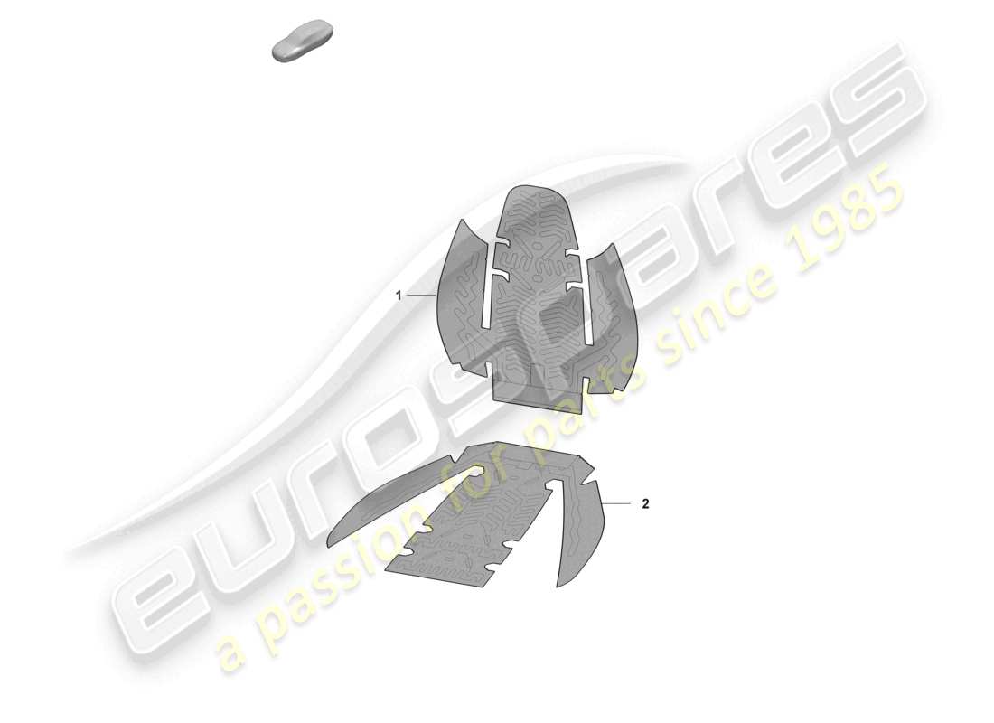 porsche 2021 (panamera 971-2) elemento riscaldante schienale sedili anteriori cuscino sedile schema delle parti