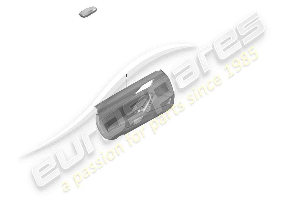 porsche 2021 (992-1 turbo / s) pannello porta per veicoli con finiture in pelle pacchetto heritage design diagramma parti pure