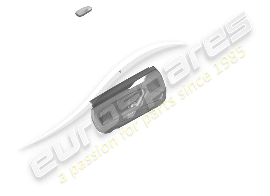 porsche 2022 (992-1 turbo / s) pannello porta per veicoli con equipaggiamento exclusive bicolore specchietto retrovisore con cuciture schema ricambi