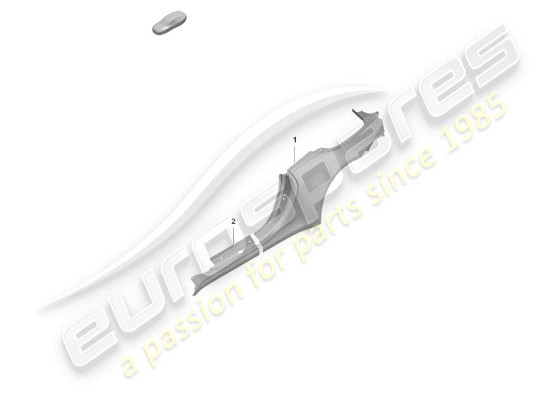 porsche 2023 (992-1) diagramma della parte laterale della cabriolet