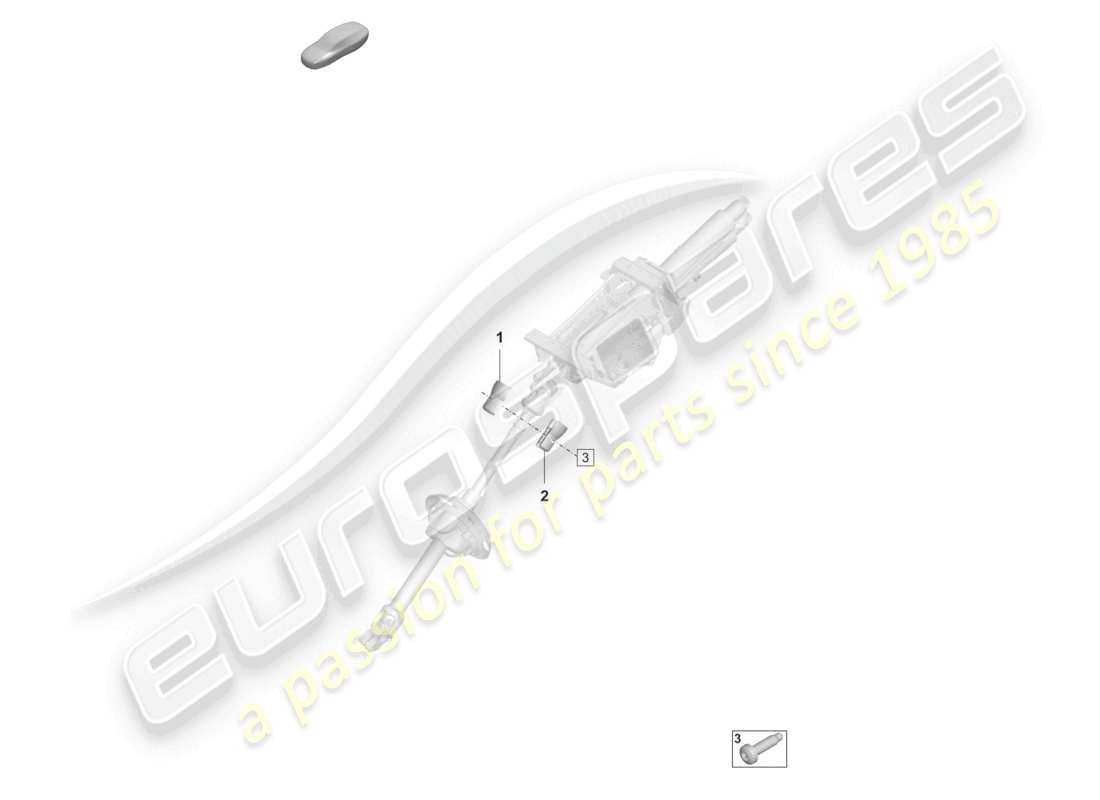 porsche 2025 (taycan 9j1-2) colonna dello sterzo peso del bilanciatore diagramma delle parti