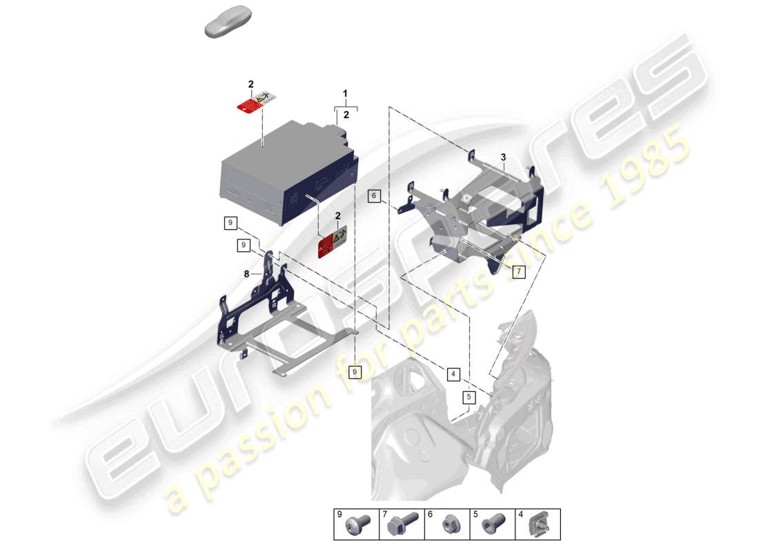 porsche 2026 (panamera 976) schema elettrico del caricabatterie per scambiatore di calore per batterie ad alta tensione