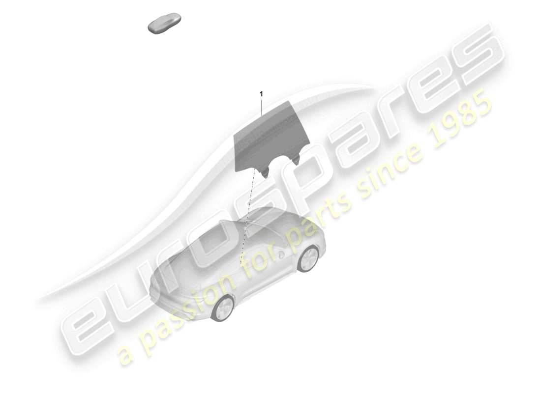 porsche 2021 (taycan 9j1-1) finestra della porta diagramma delle parti