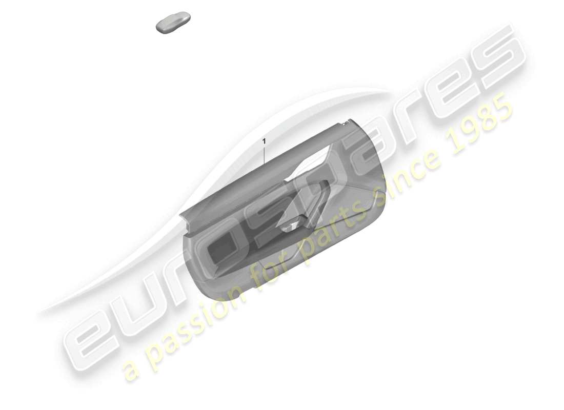 porsche 2022 (992-1 gt3/rs/st) pannello porta per veicoli con rivestimento in pelle bracciolo (dinamica) schema dei componenti