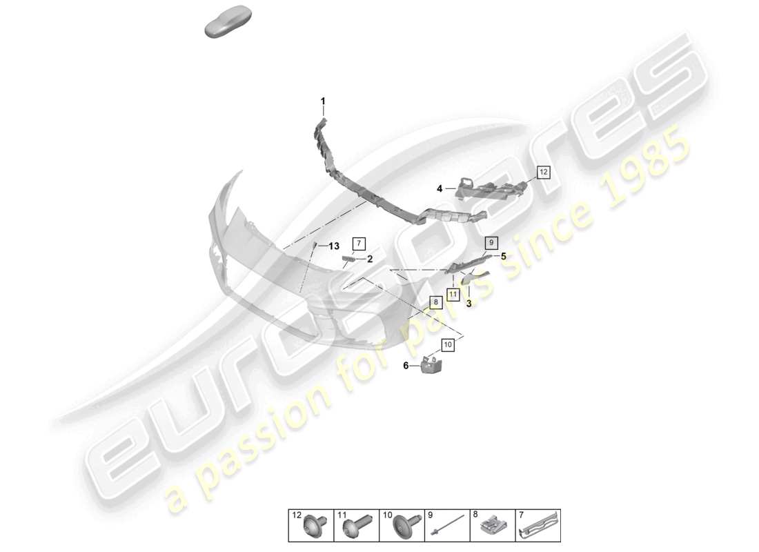 diagramma della parte contenente il codice parte paf010168