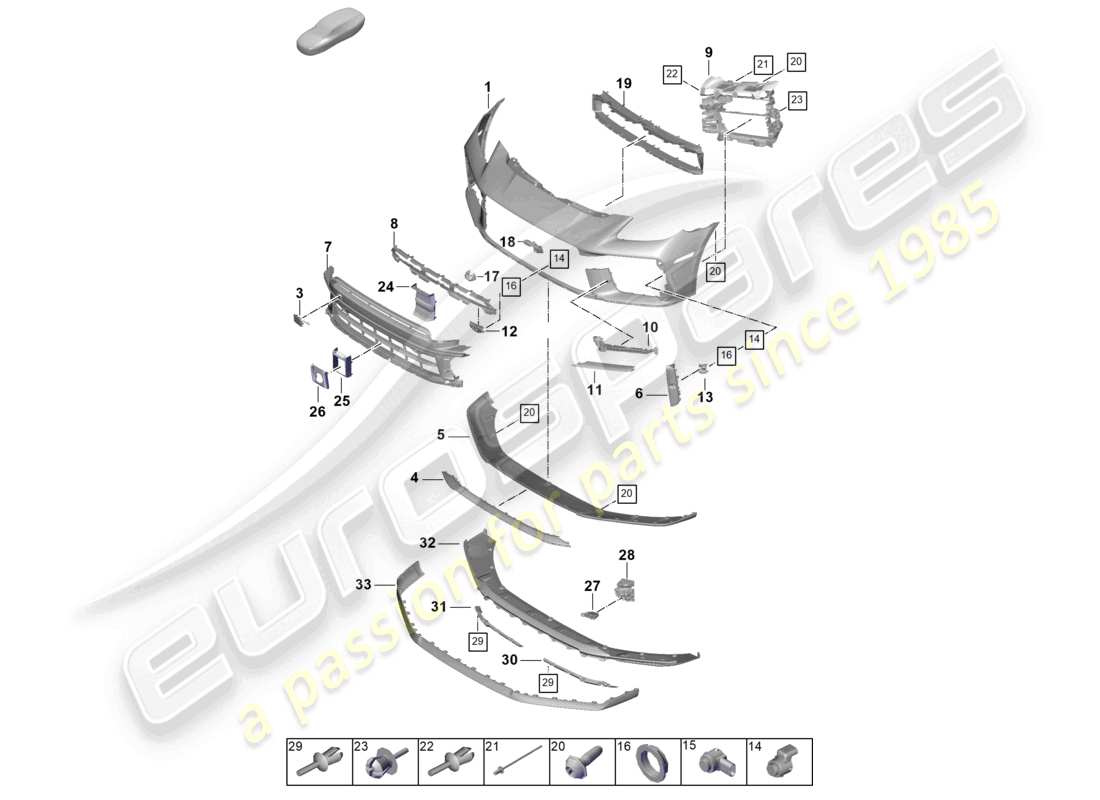 diagramma della parte contenente il codice parte paf038549a
