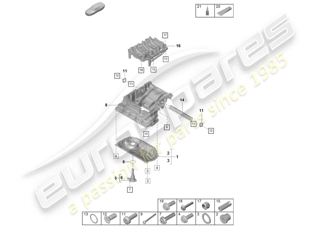 diagramma della parte contenente il codice parte n91168702