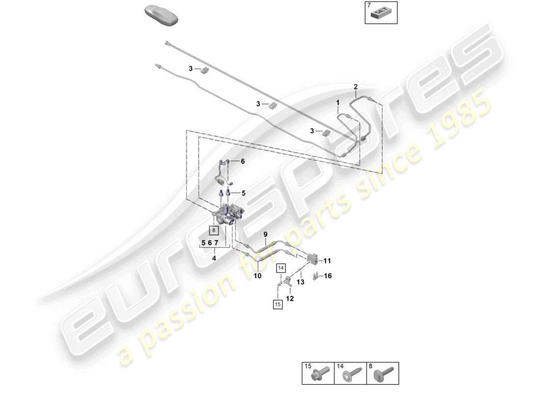 diagramma della parte contenente il codice parte paf008387