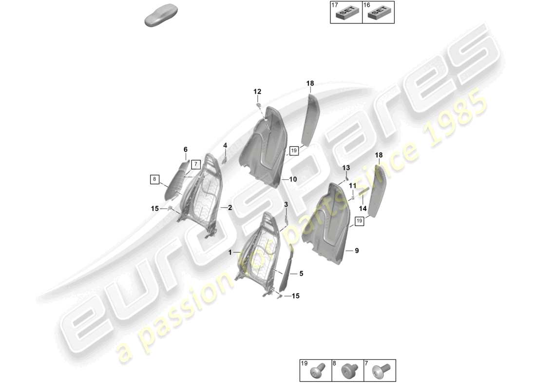 diagramma della parte contenente il codice parte 992881797d a11