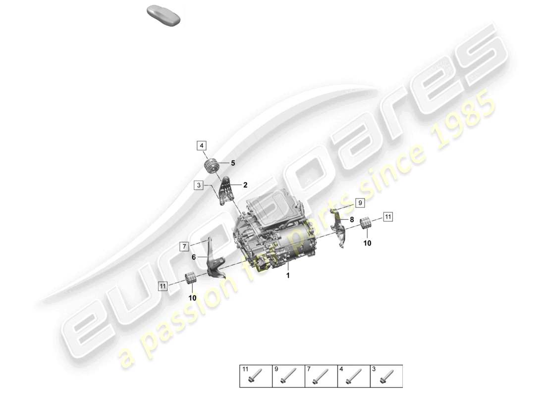 diagramma della parte contenente il codice parte paf912938