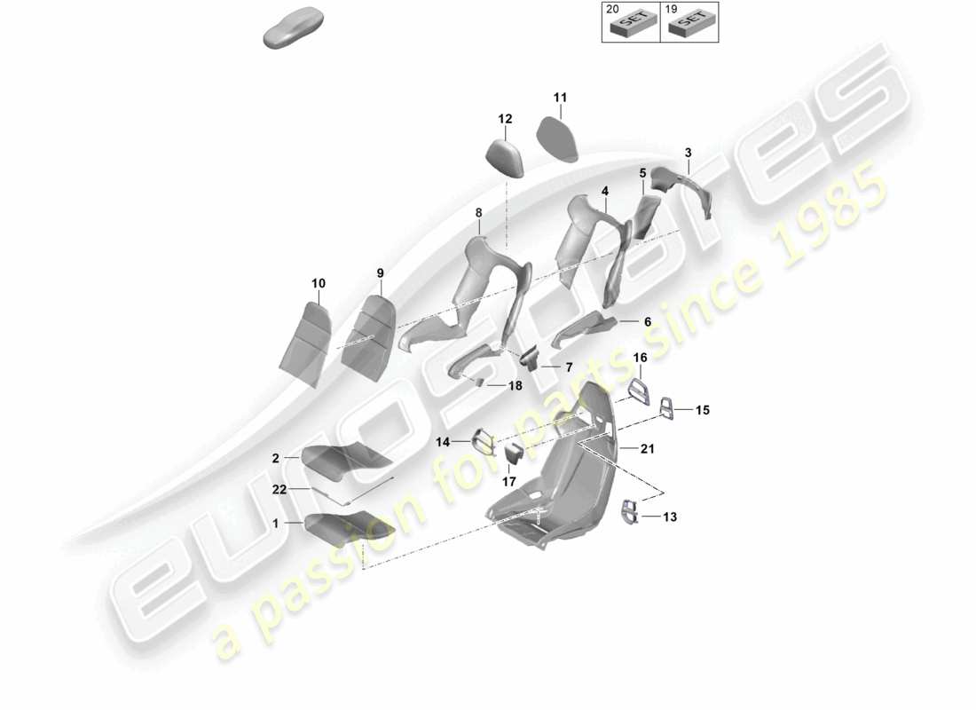 diagramma della parte contenente il codice parte 99152114293drq