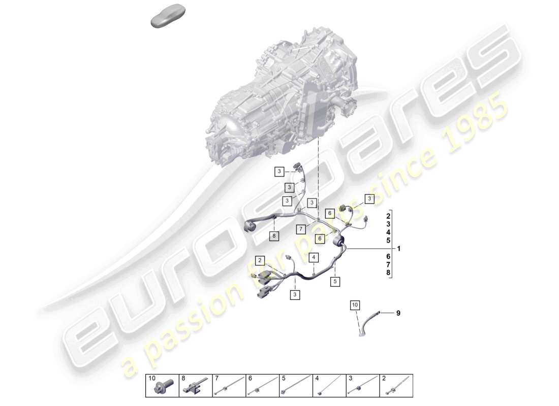 diagramma della parte contenente il codice parte pae971838