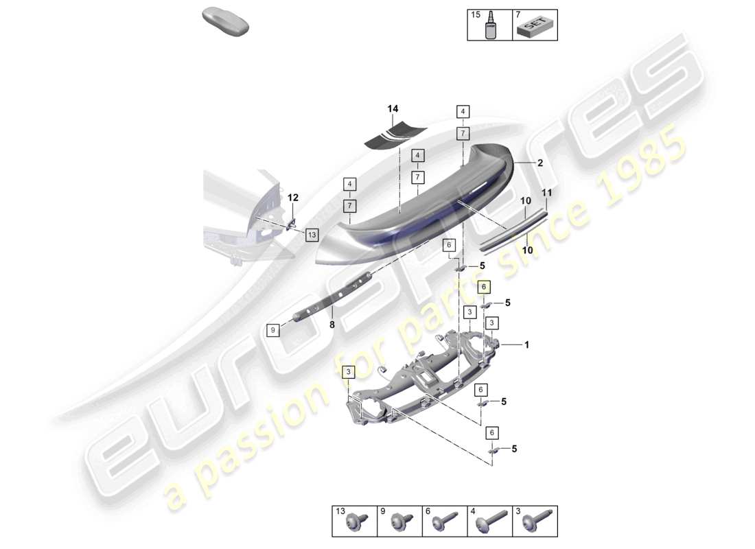 diagramma della parte contenente il codice parte 992827604