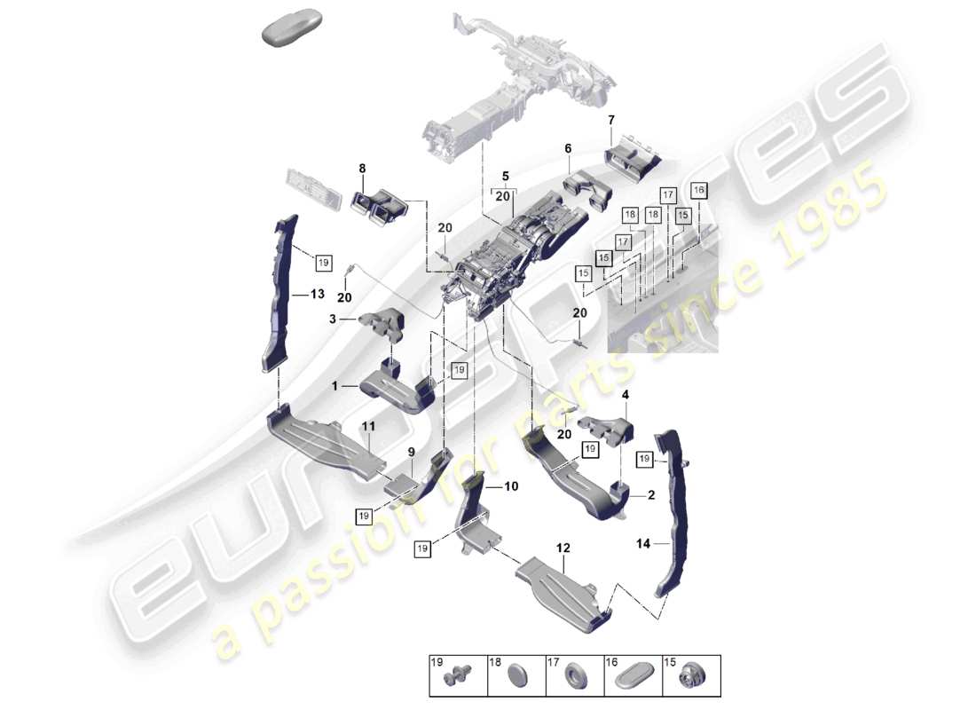 diagramma della parte contenente il codice parte 4f0857784