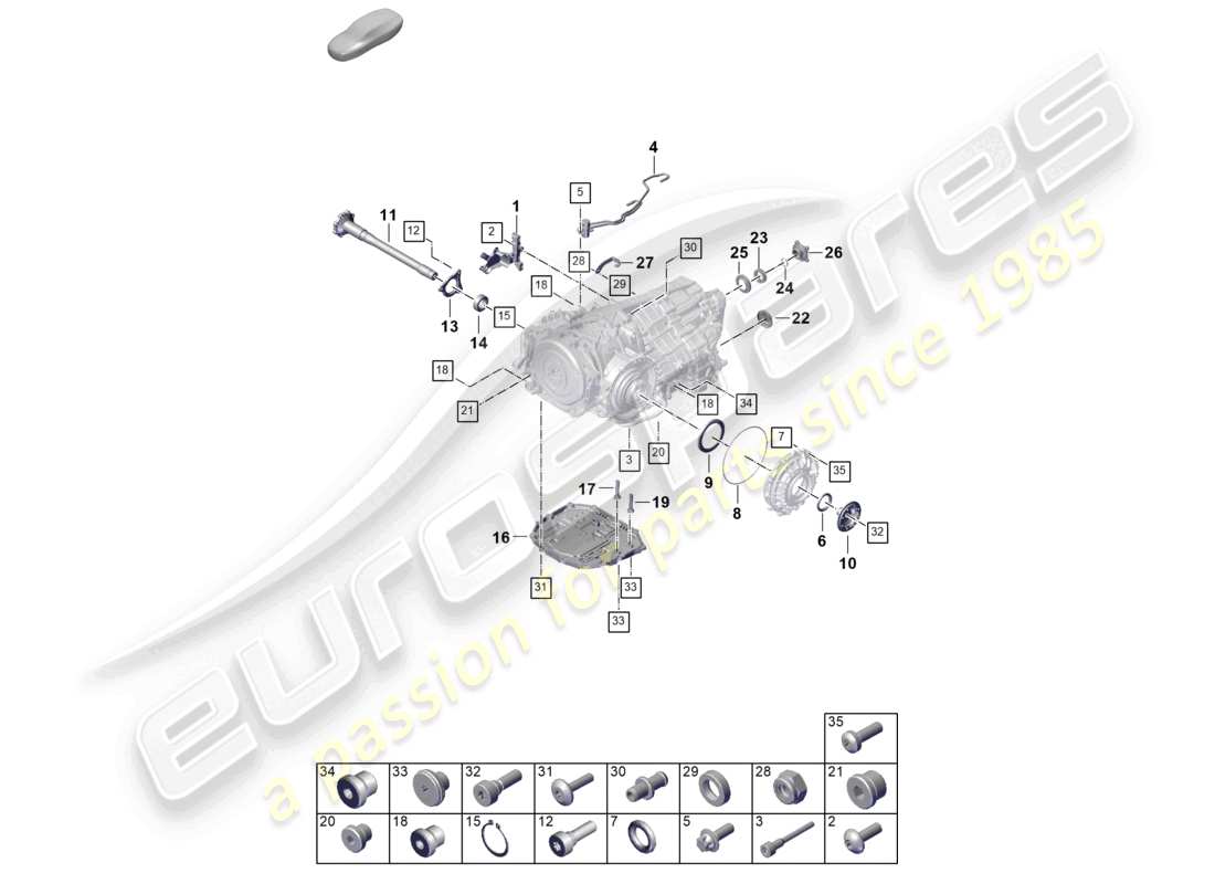 diagramma della parte contenente il codice parte paf009390a