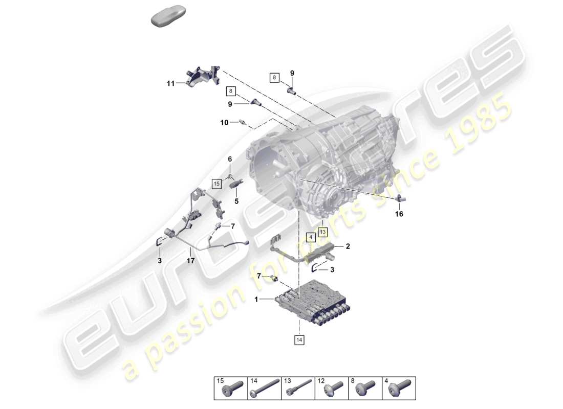 diagramma della parte contenente il codice parte 0dt907889