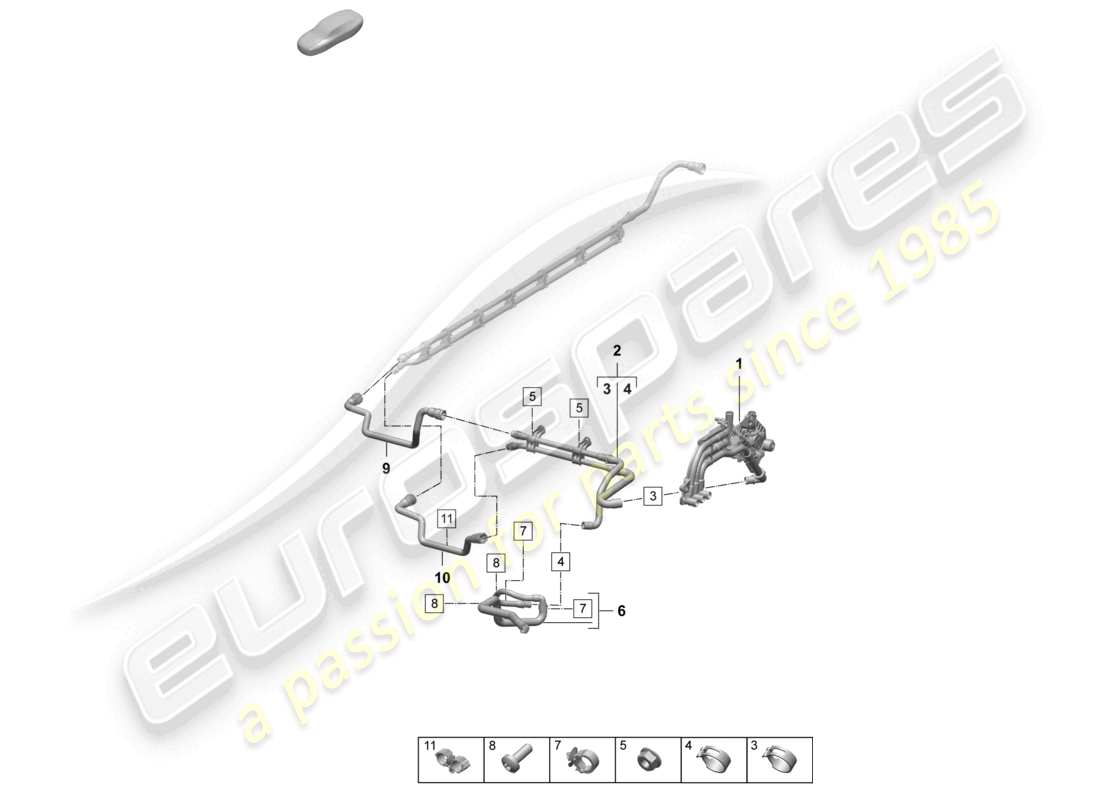 diagramma della parte contenente il codice parte paf912678