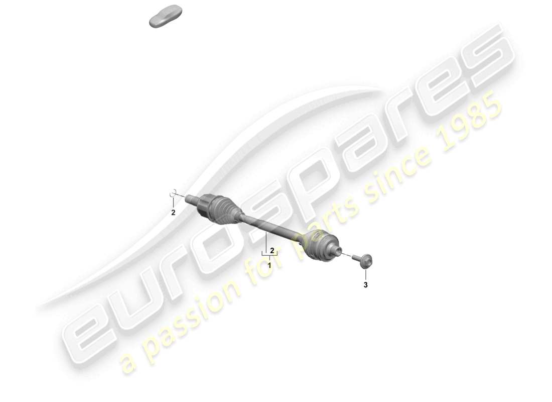 porsche 2025 (macan-e) albero di trasmissione nexteer assale anteriore diagramma delle parti