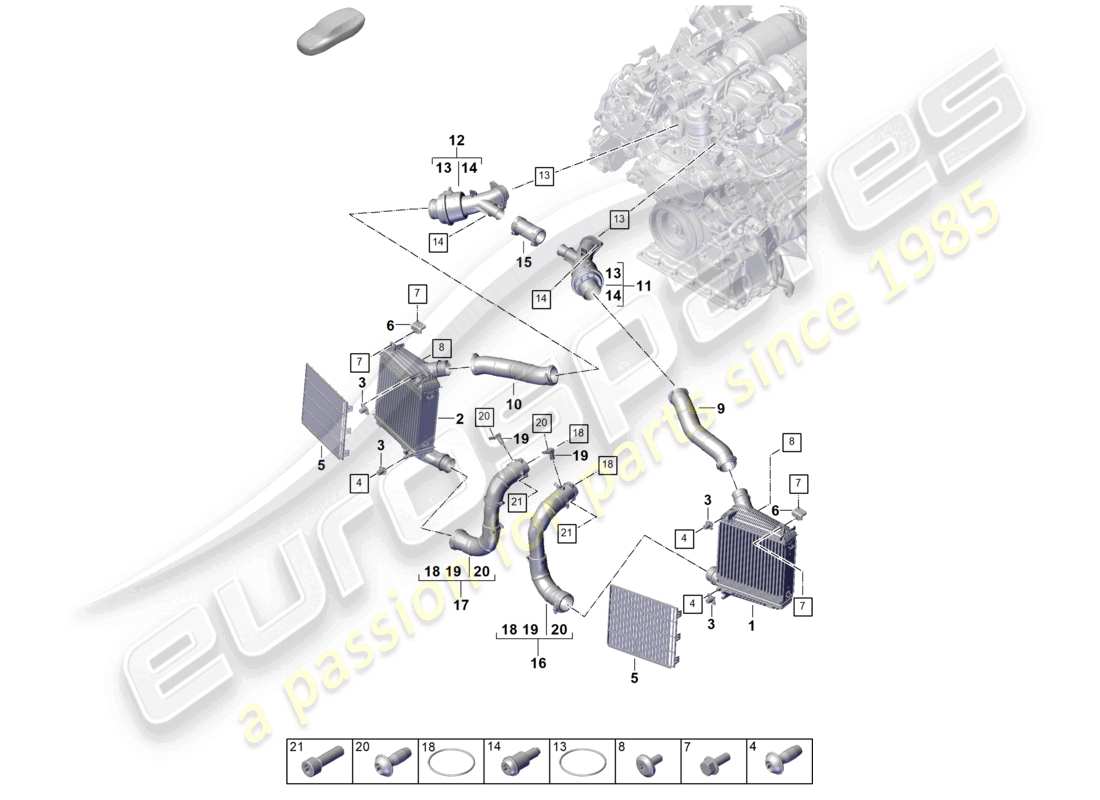 diagramma della parte contenente il codice parte pab145405b