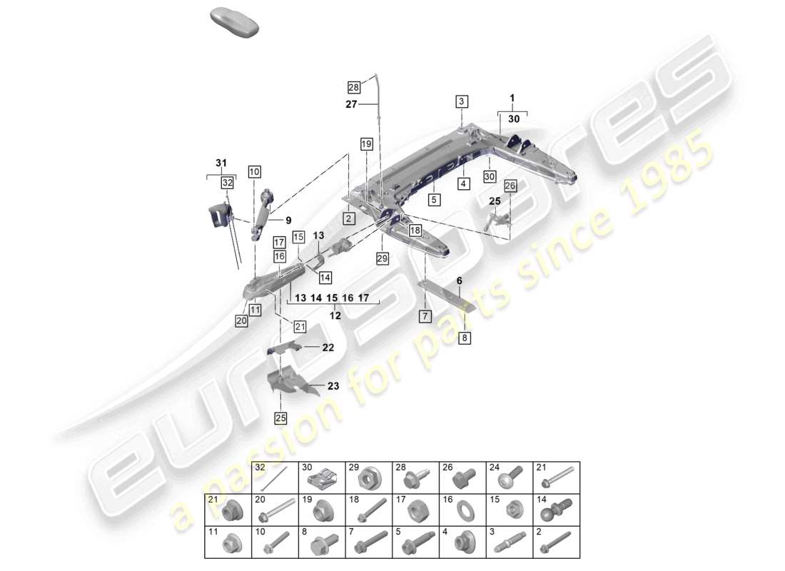 diagramma della parte contenente il codice parte 9gt616214