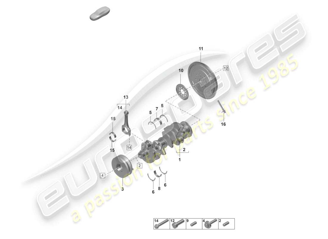 diagramma della parte contenente il codice parte pab105251