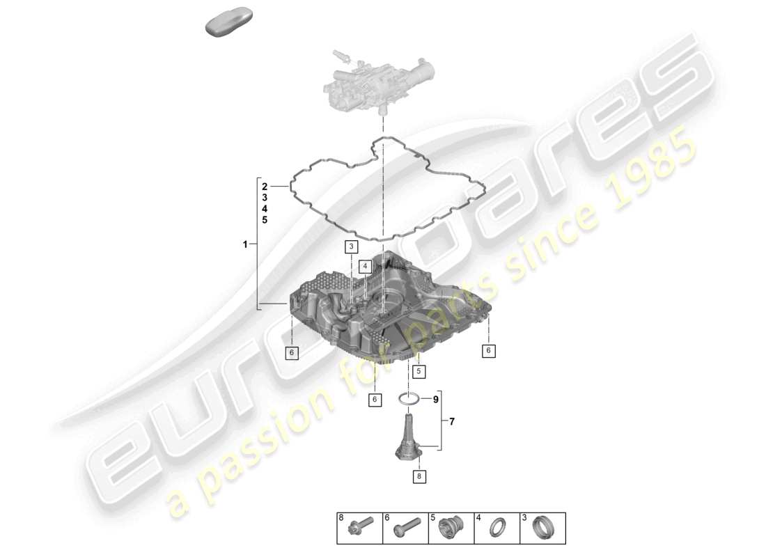 diagramma della parte contenente il codice parte paf008640