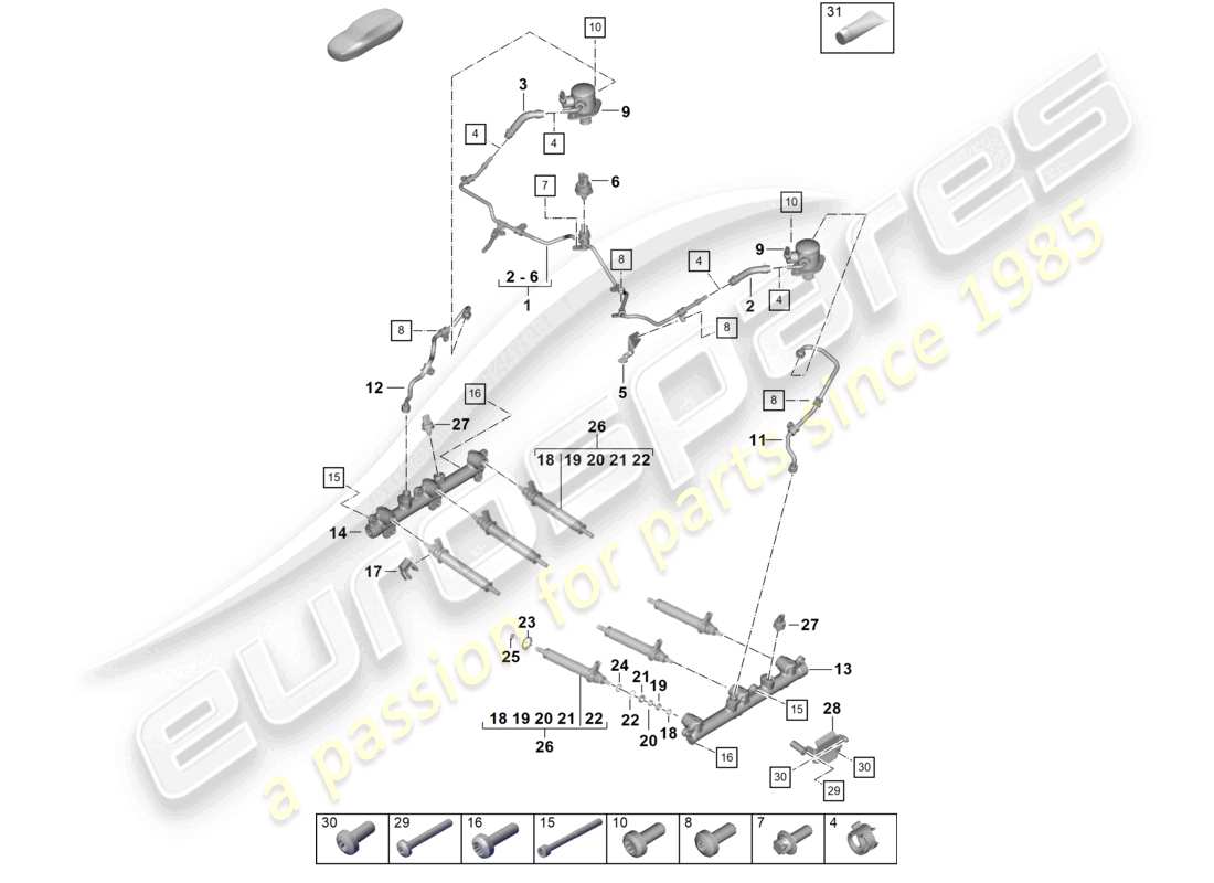 diagramma della parte contenente il codice parte paf006121