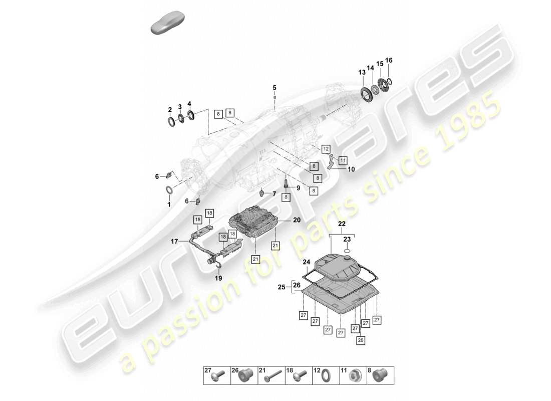 diagramma della parte contenente il codice parte 9a732107300