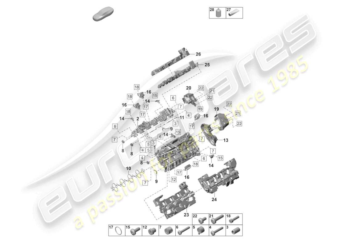 diagramma della parte contenente il codice parte n10599501