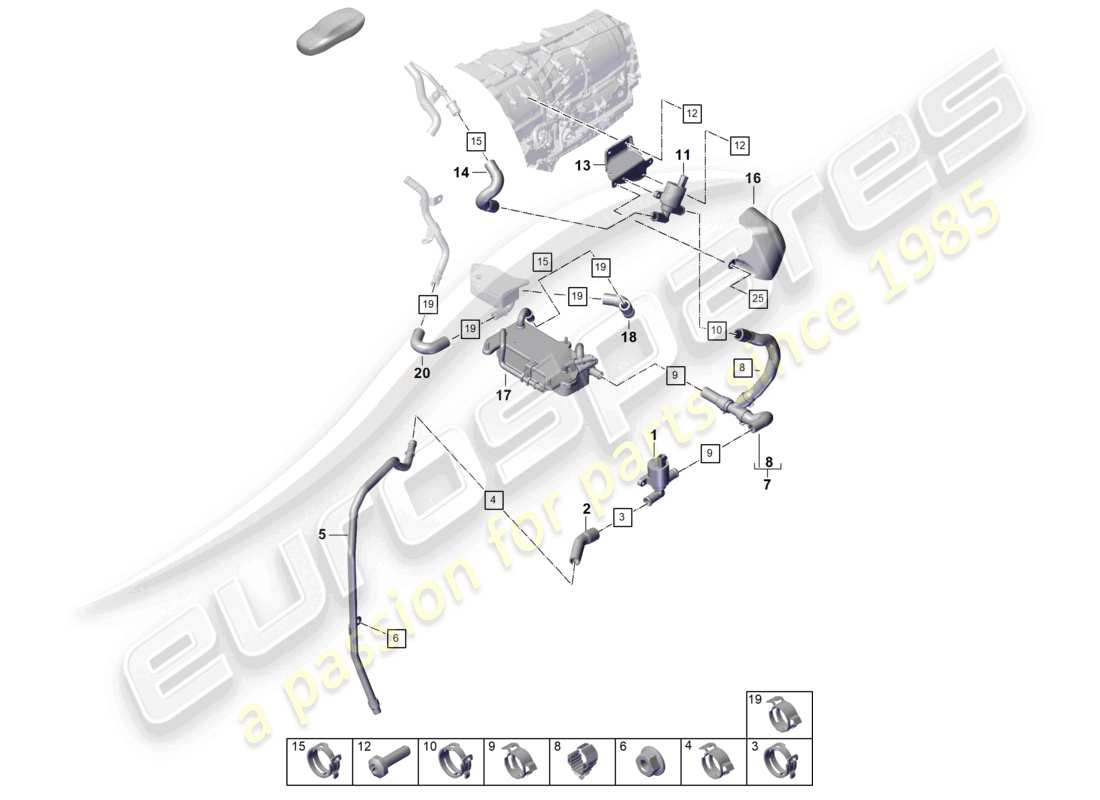 diagramma della parte contenente il codice parte 9y3122448