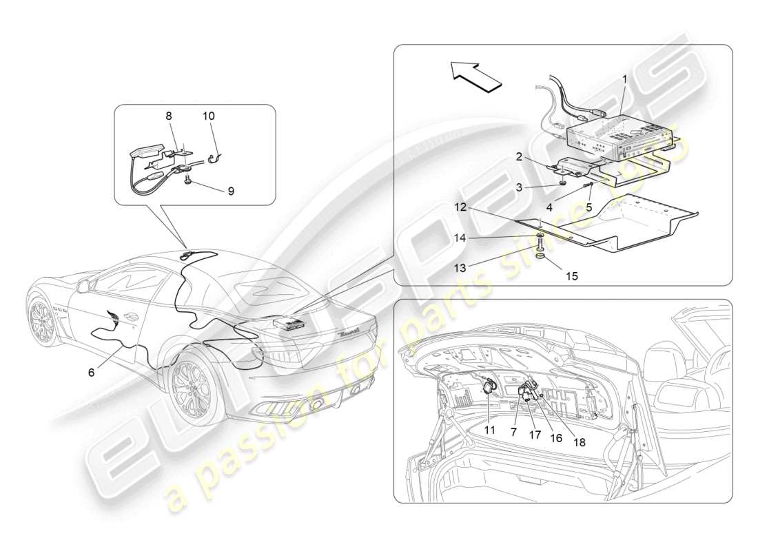 maserati grancabrio mc (2013) diagramma delle parti del sistema it