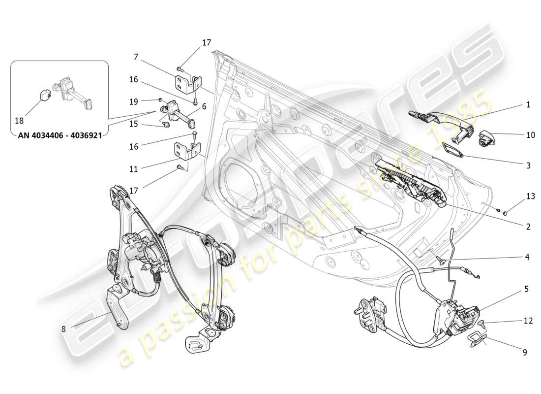 diagramma della parte contenente il codice parte 670103664