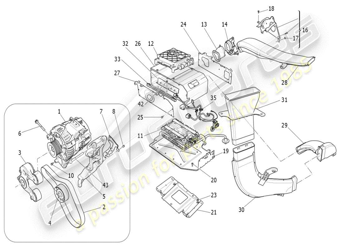 diagramma della parte contenente il codice parte 670054783