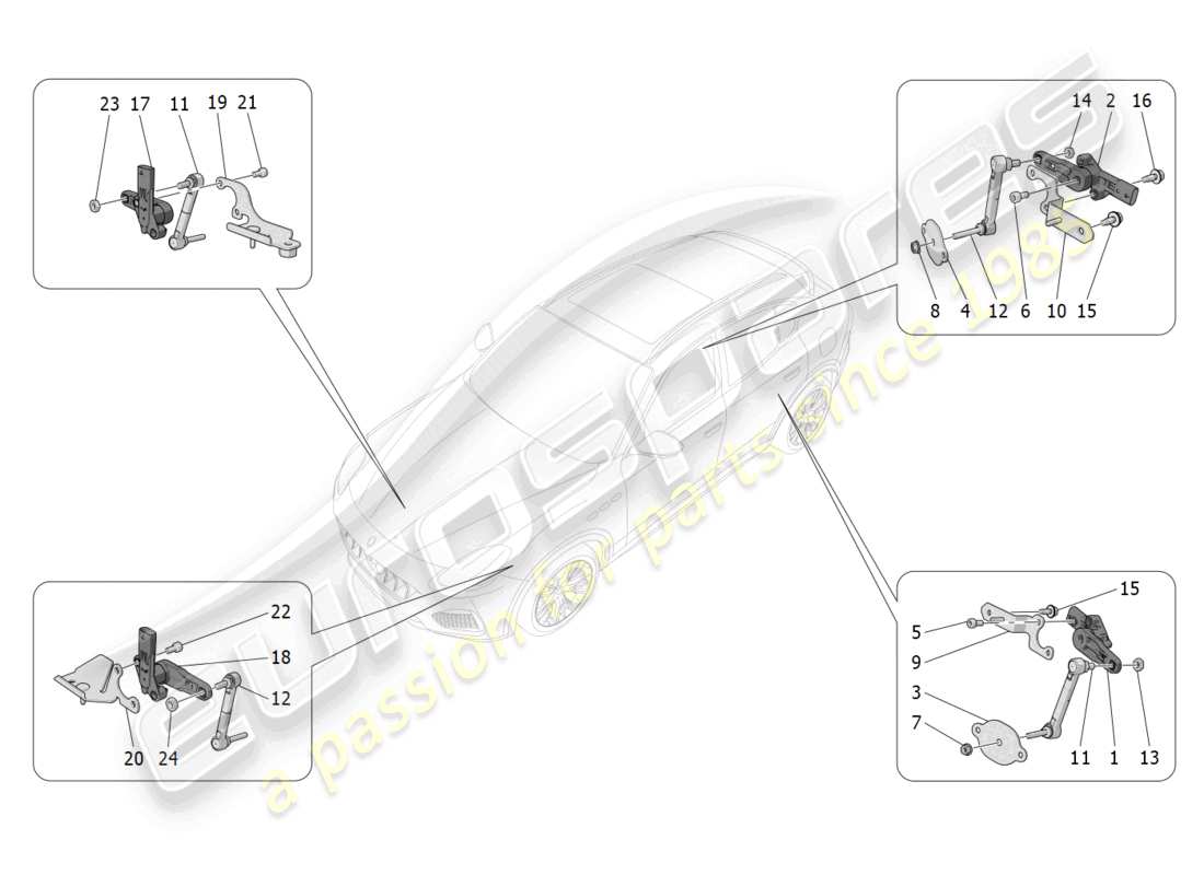 diagramma della parte contenente il codice parte 675001617