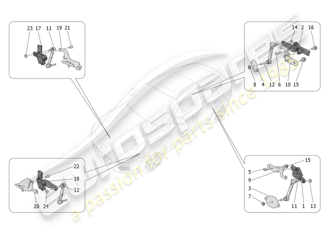 diagramma della parte contenente il codice parte 675001826