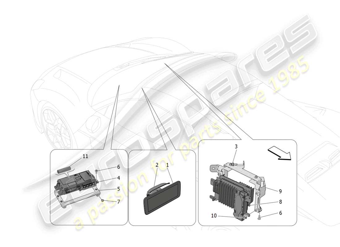 diagramma della parte contenente il codice parte 670217849
