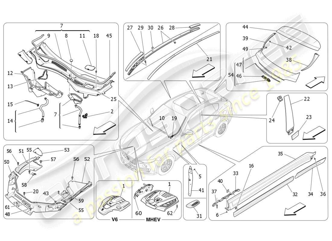 diagramma della parte contenente il codice parte 675000556