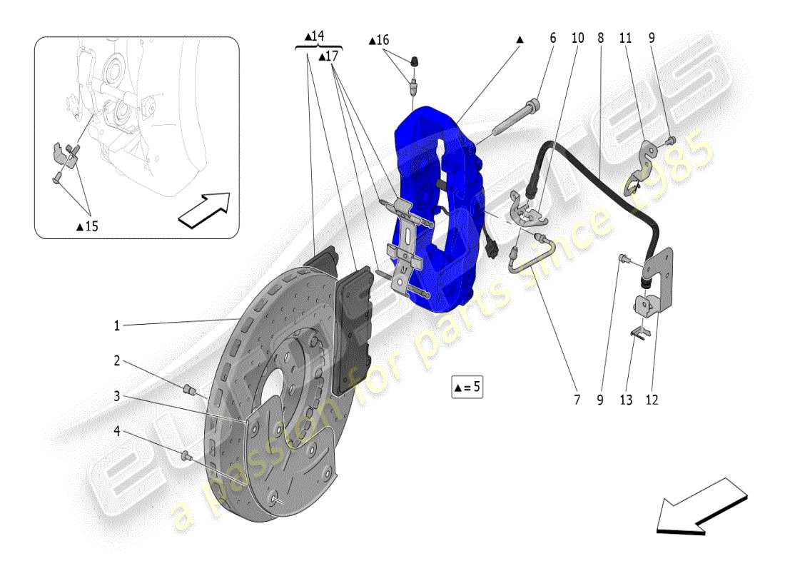diagramma della parte contenente il codice parte 670306880