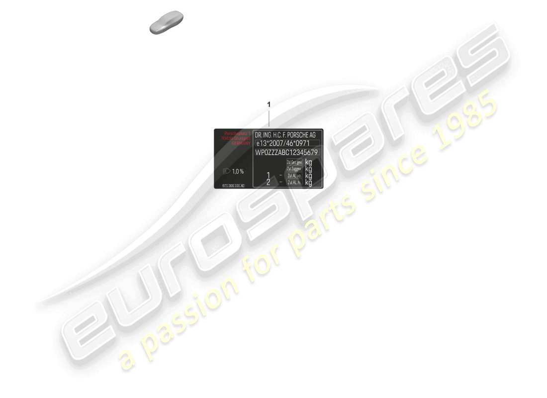 porsche 2021 (panamera 971-2) tag dati d >>- mj 2021 diagramma parte