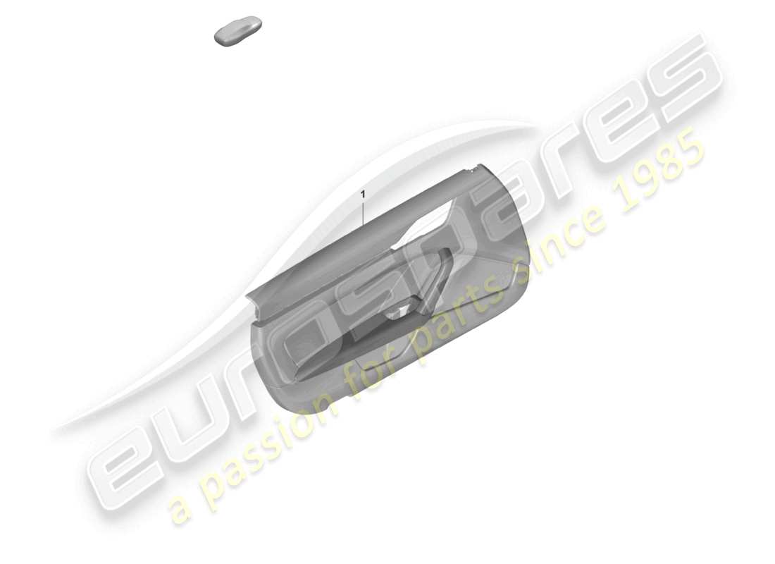porsche 2022 (992-1 gt3/rs/st) pannello porta per modelli con rivestimento in similpelle bracciolo (dinamica) diagramma delle parti