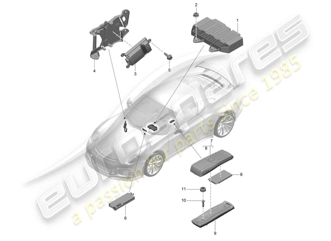 porsche 2021 (991-2 r/gt3/rs) amplificatori telefonici d >>- mj 2017 schema elettrico