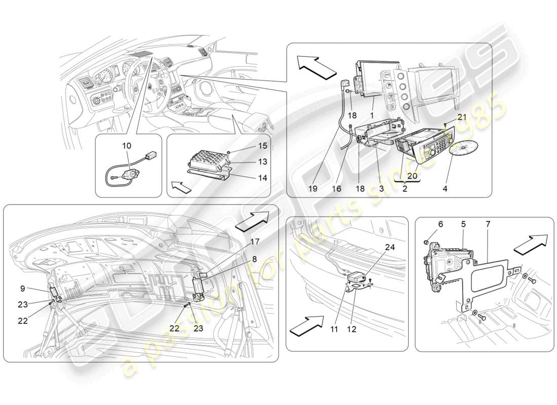 maserati grancabrio mc (2013) diagramma delle parti del sistema it