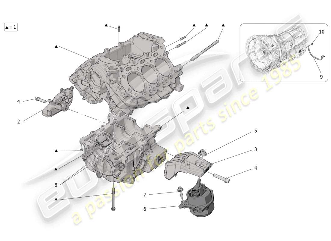 maserati grecale trofeo (2023) basamento diagramma delle parti