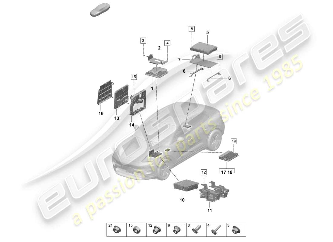 diagramma della parte contenente il codice parte 95c971458
