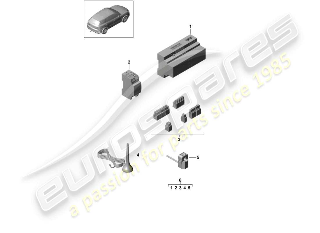 porsche 2022 (cayenne e3 9ya/9yb) diagramma delle parti pagina iniziale charge manager (hcm)