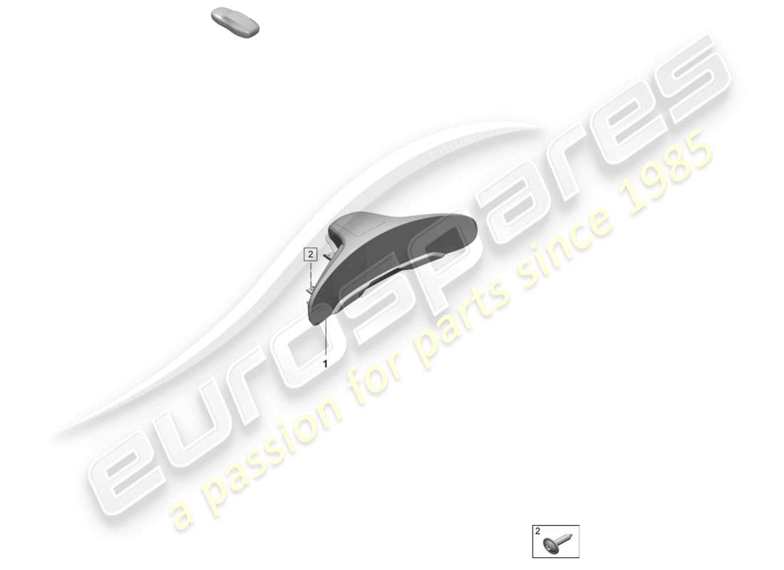 porsche 2026 (taycan 9j1-2) strumento combinato diagramma delle parti