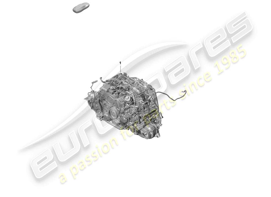 porsche 2022 (992-1 turbo / s) motore di sostituzione schema delle parti