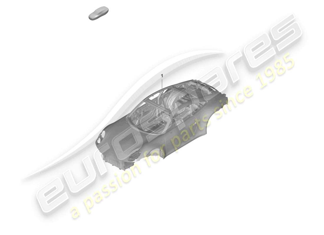 porsche 2022 (992-1 gt3/rs/st) schema delle parti della carrozzeria